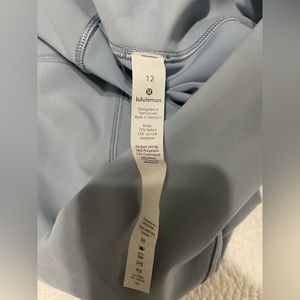 Light blue lululemon size 12. Worn once. Great condition.